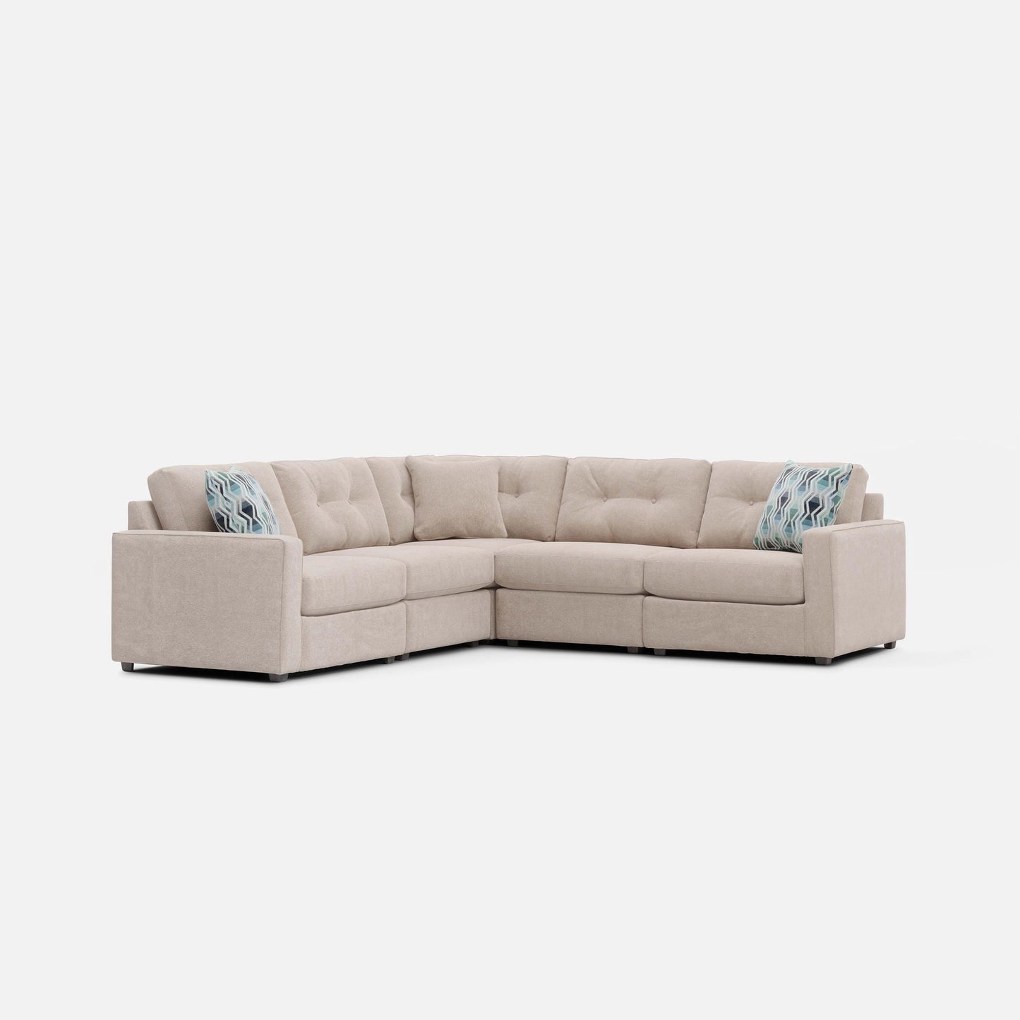 Modular One 5-Piece Sectional - Stone