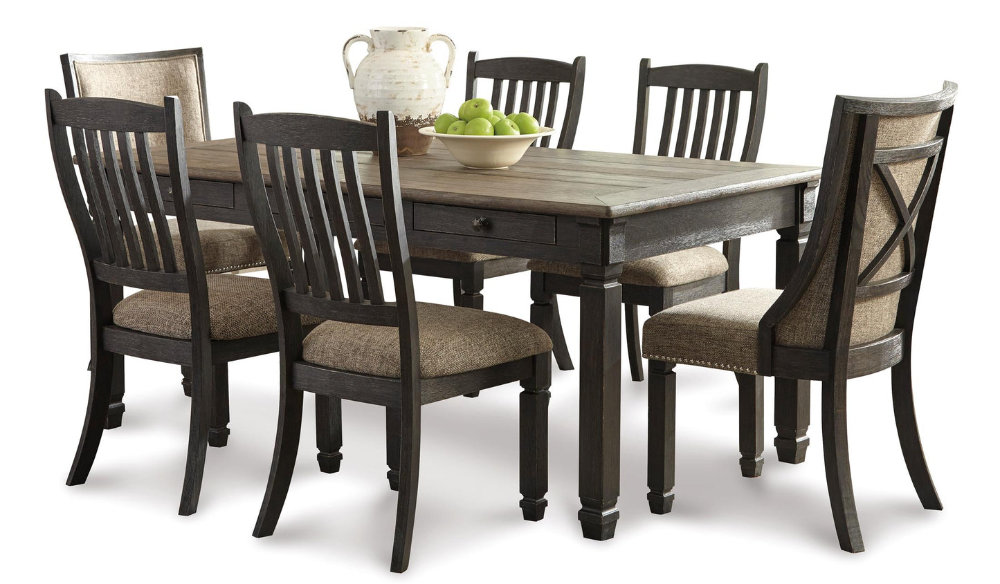 Tyler Creek Dining Table and 6 Chairs Set