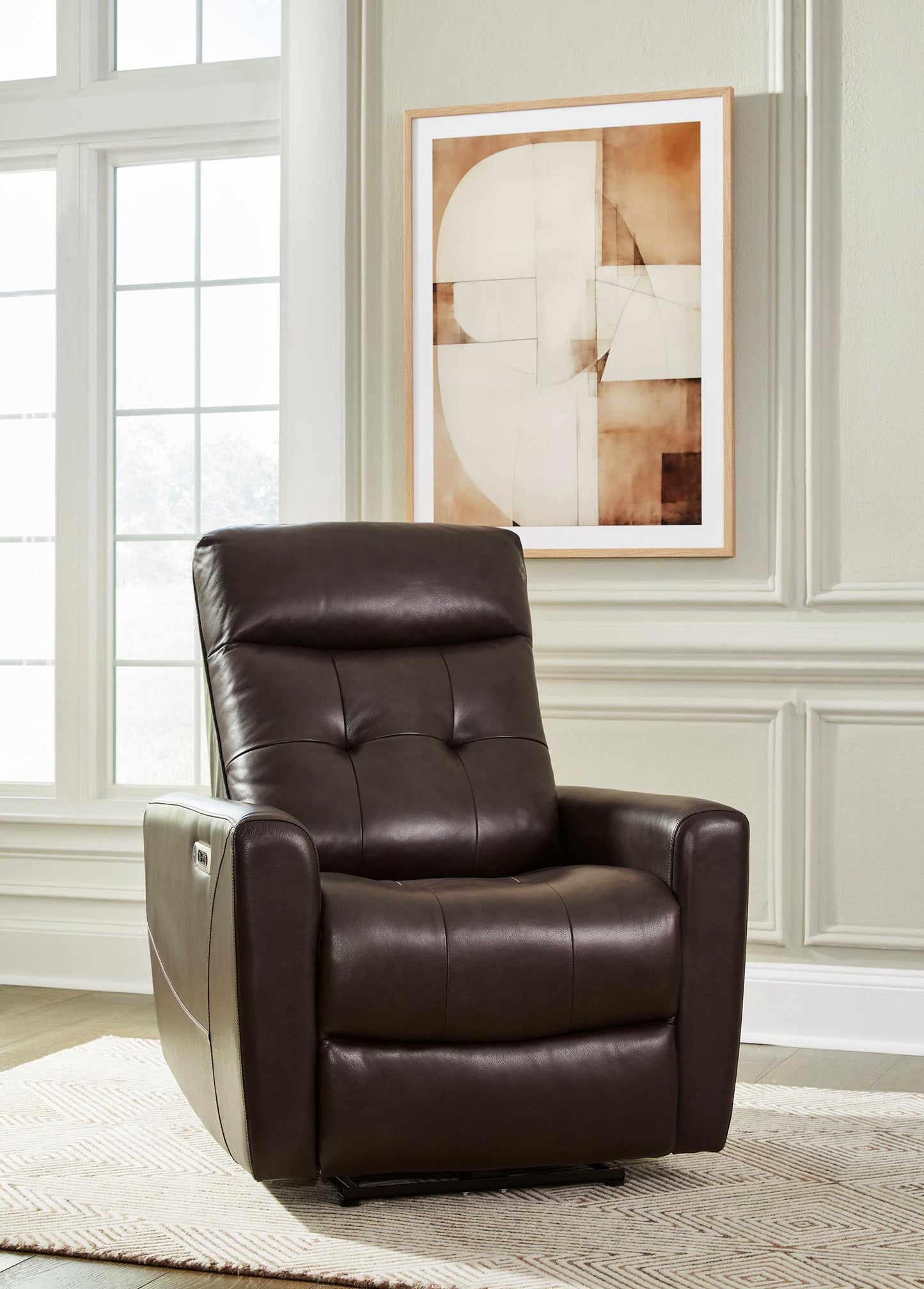 Pisgham Leather Power Recliner