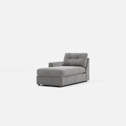 Modular One Left Arm Facing Chaise - Granite