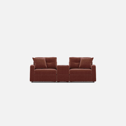 Modular One 3-Piece Console Loveseat Merlot