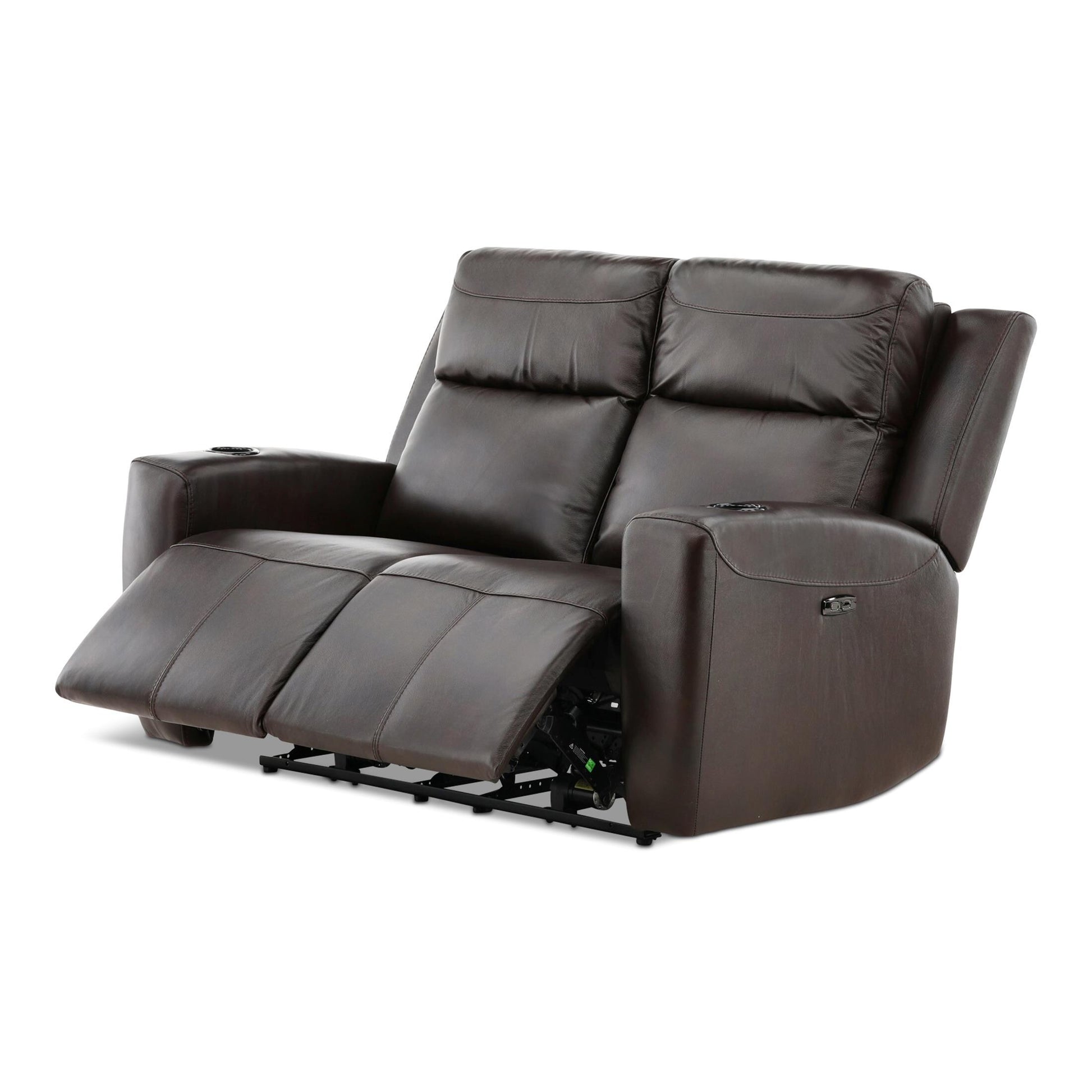 Chesapeake Leather Power Reclining Loveseat