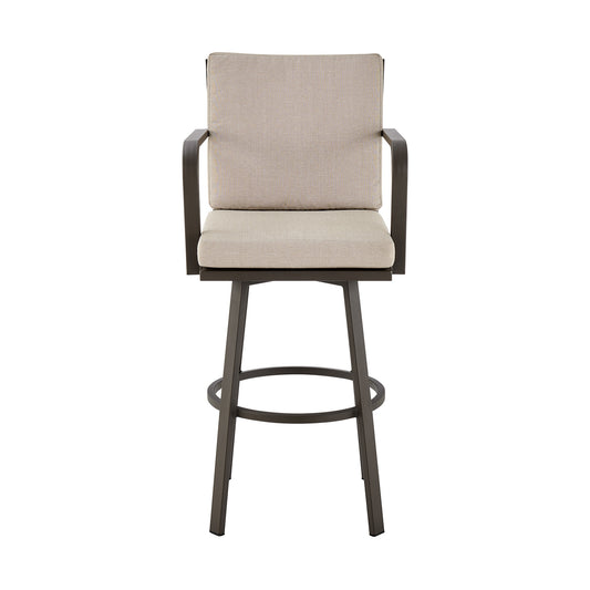 Don 30" Outdoor Patio Swivel Bar Stool