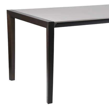 Fineline Indoor Outdoor 80" Rectangle Dining Table in Dark Eucalyptus 