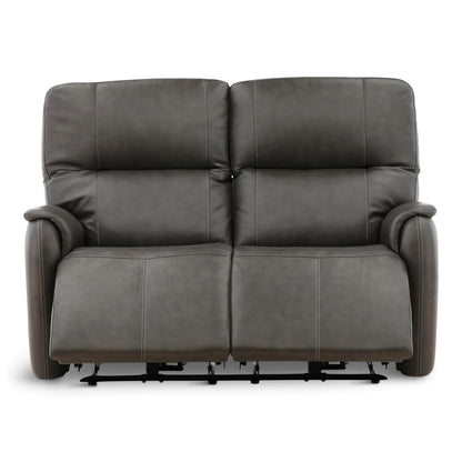 Walker Leather Power Reclining Loveseat