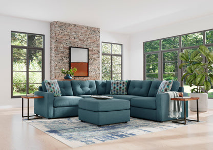 Modular One 5-Piece Sectional - Teal