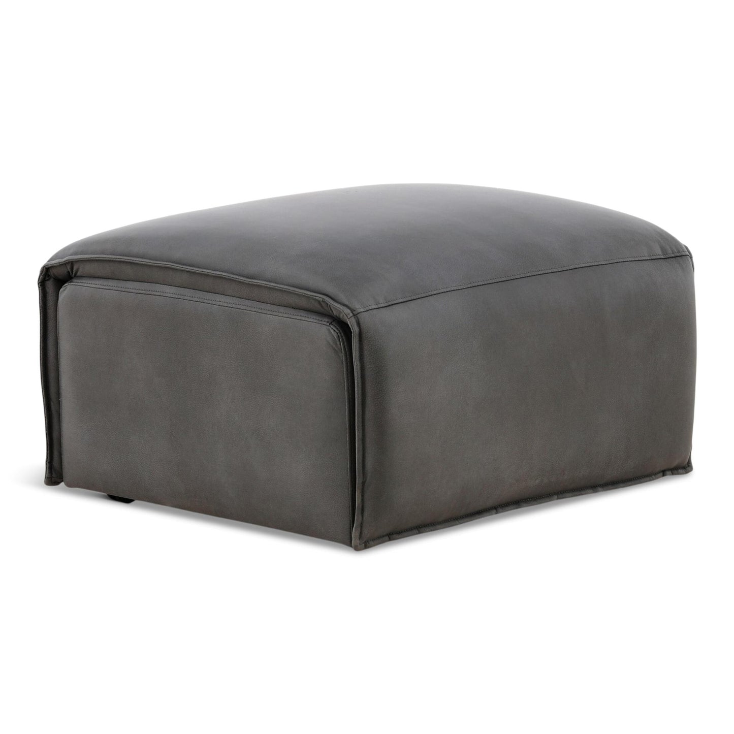 Modular Two Caster Ottoman