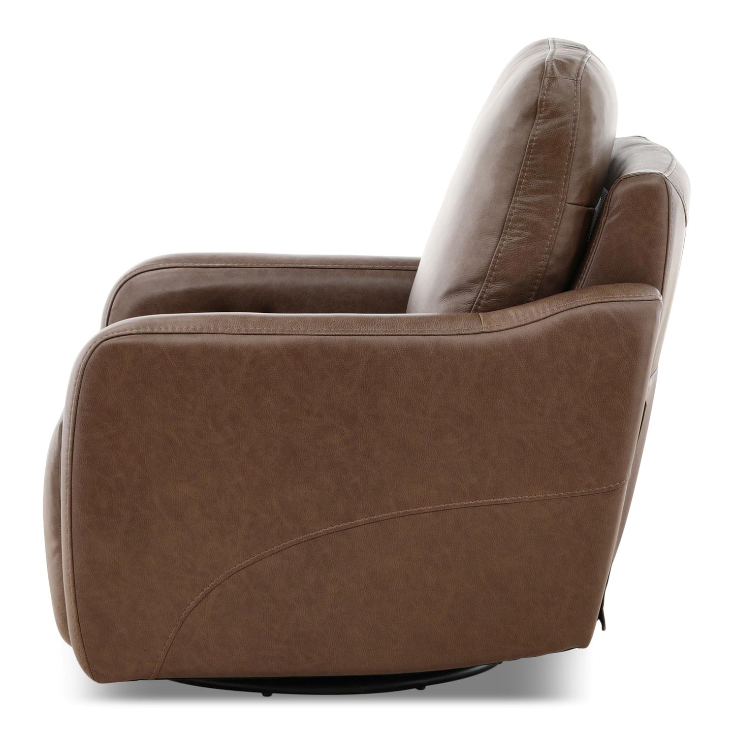 Brea Leather Power Swivel Recliner