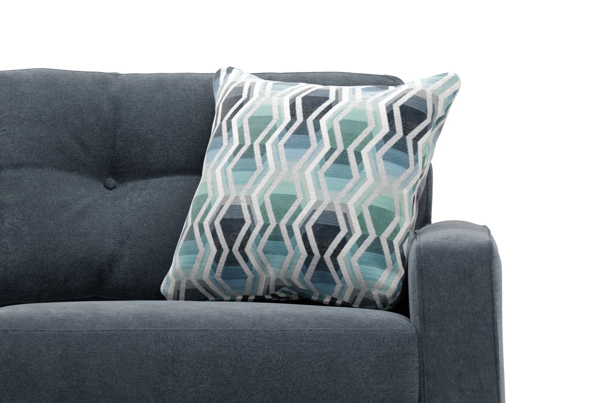 Modular One Aqua Throw Pillows (Set of 2)