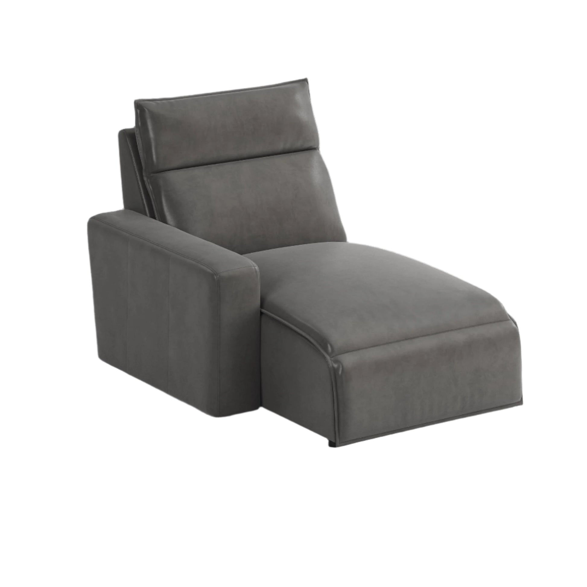 Modular Two Left Arm Facing Power Chaise - Charcoal