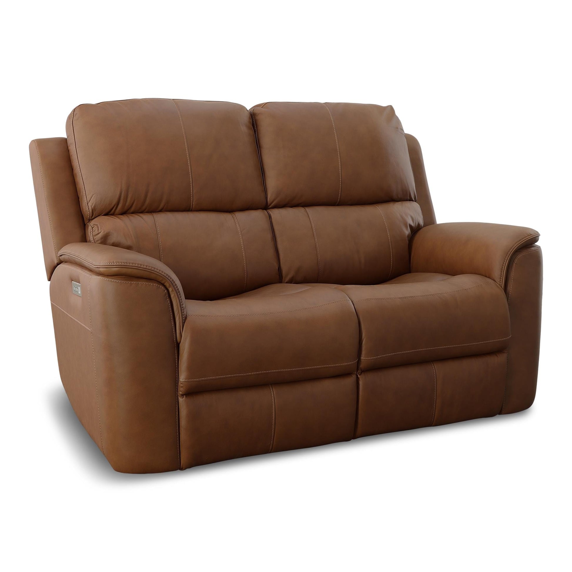 Carmen Leather Power Reclining Loveseat