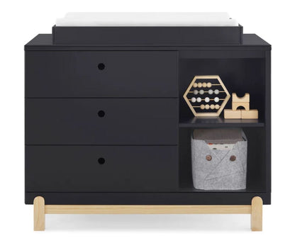 Poppy 3 Drawer Dresser with Cubbies