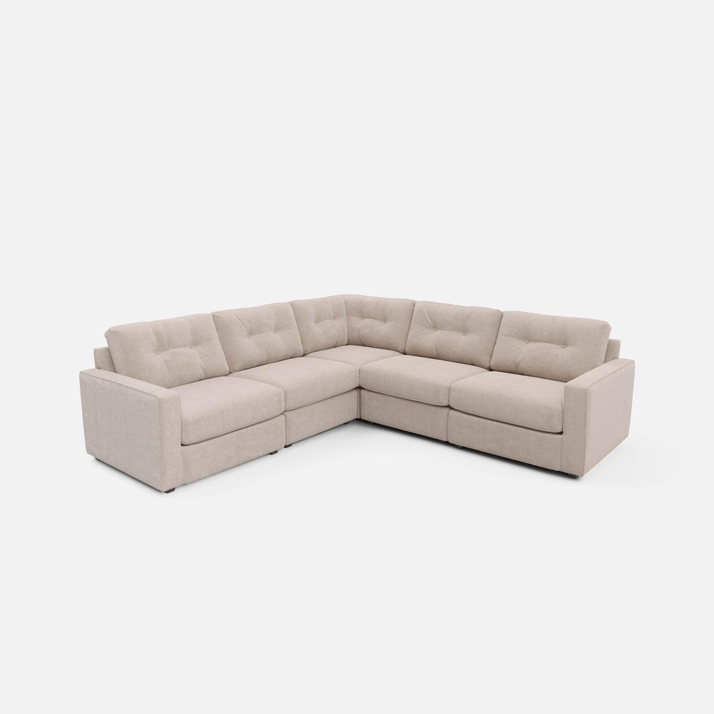 Modular One 5-Piece Sectional - Stone