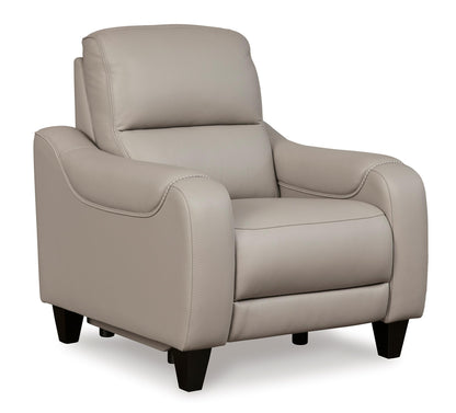 Mercomatic Leather Power Recliner