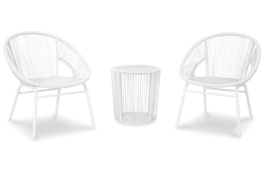 Mandarin Cape Outdoor Table and Chairs (Set of 3)