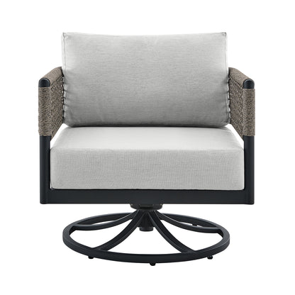 Felicia Outdoor Patio Swivel Rocking Chair