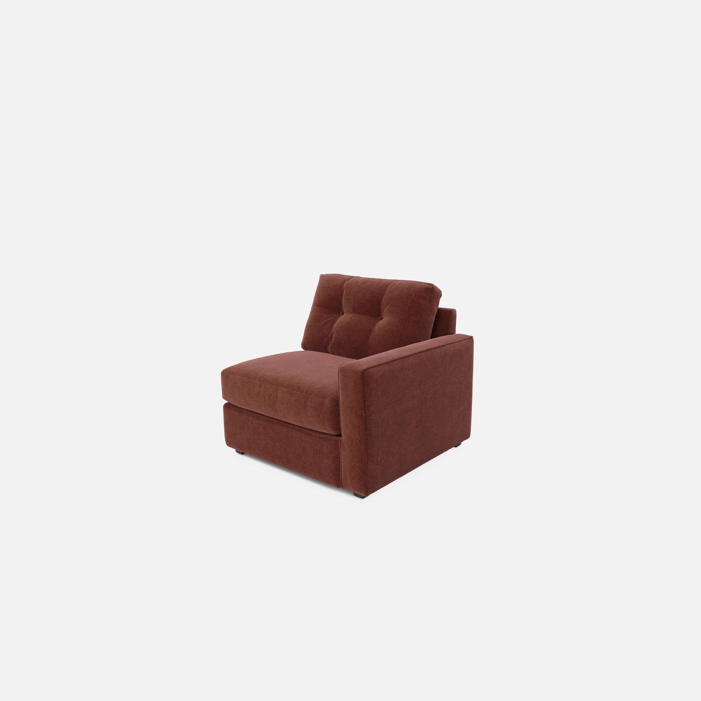 Modular One Right Arm Facing Chair - Merlot