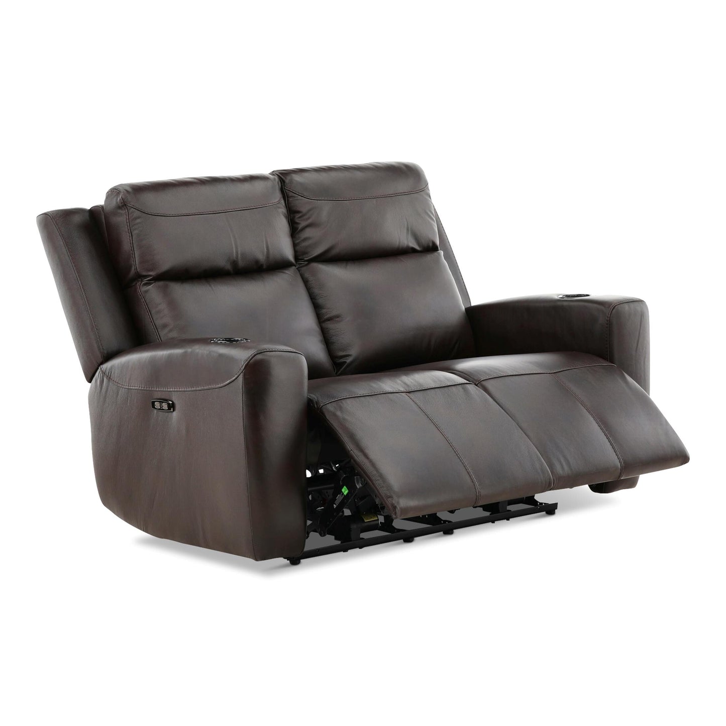 Chesapeake Leather Power Reclining Loveseat