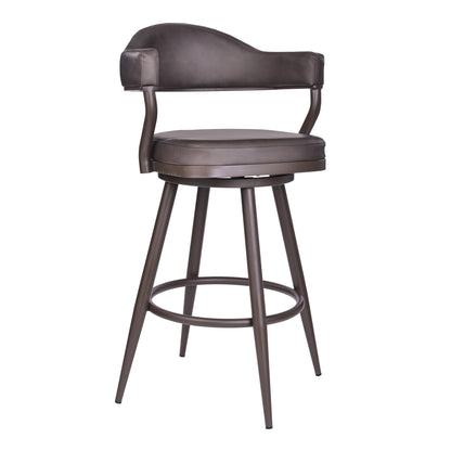 Justin 26" Counter Height Swivel Bar Stool