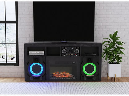 Lydic Fireplace with Sound System