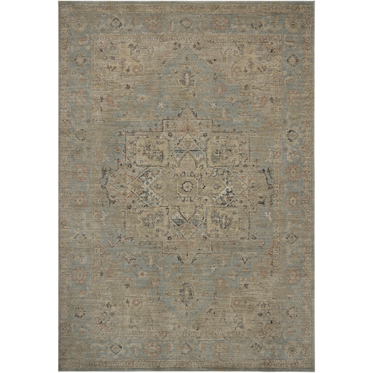 Briar Sky/Moss Rug 9'3" x 13'