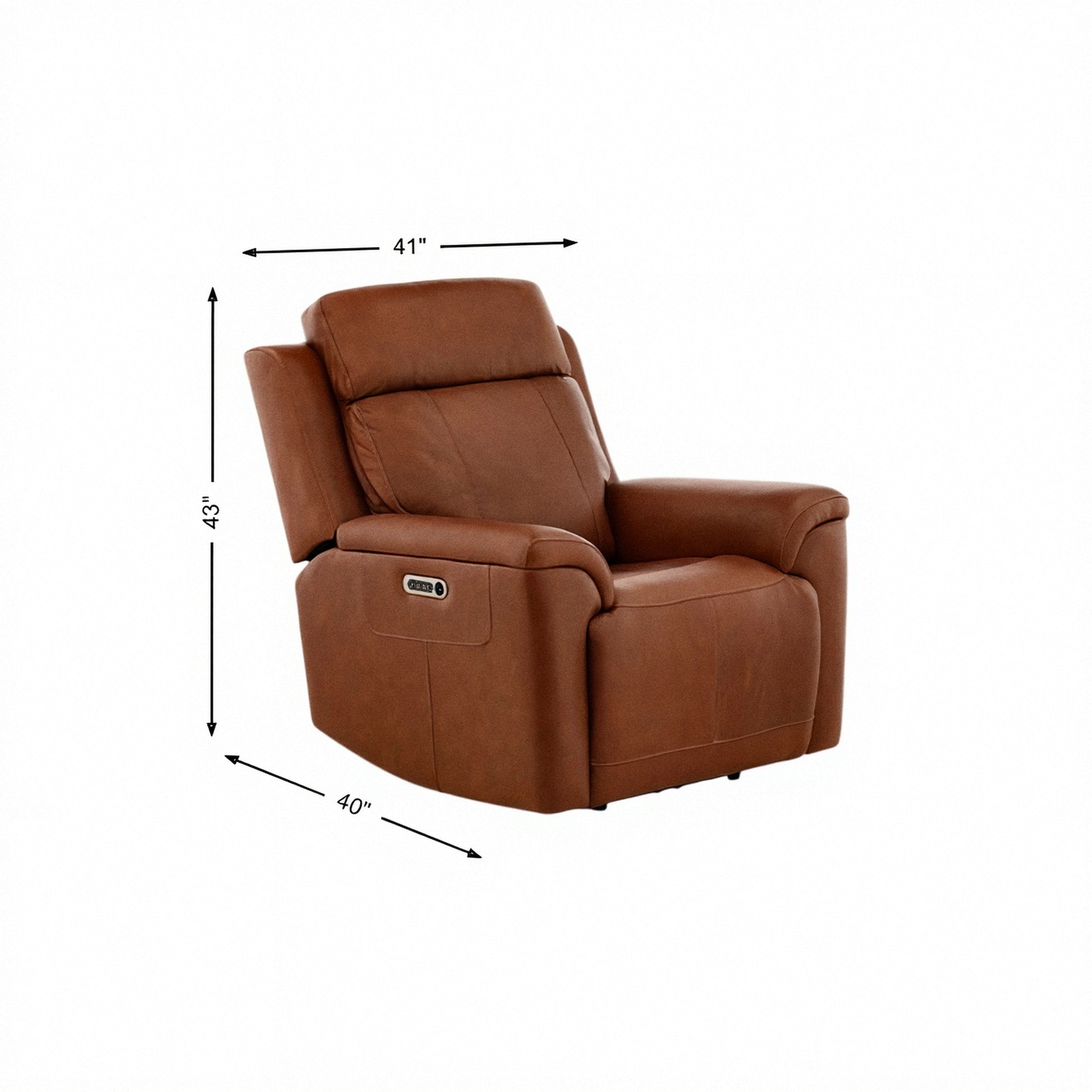 Flexsteel Adrian Leather Power Recliner