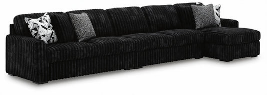 Ashley Midnight-Madness 3-Piece Sectional with Chaise
