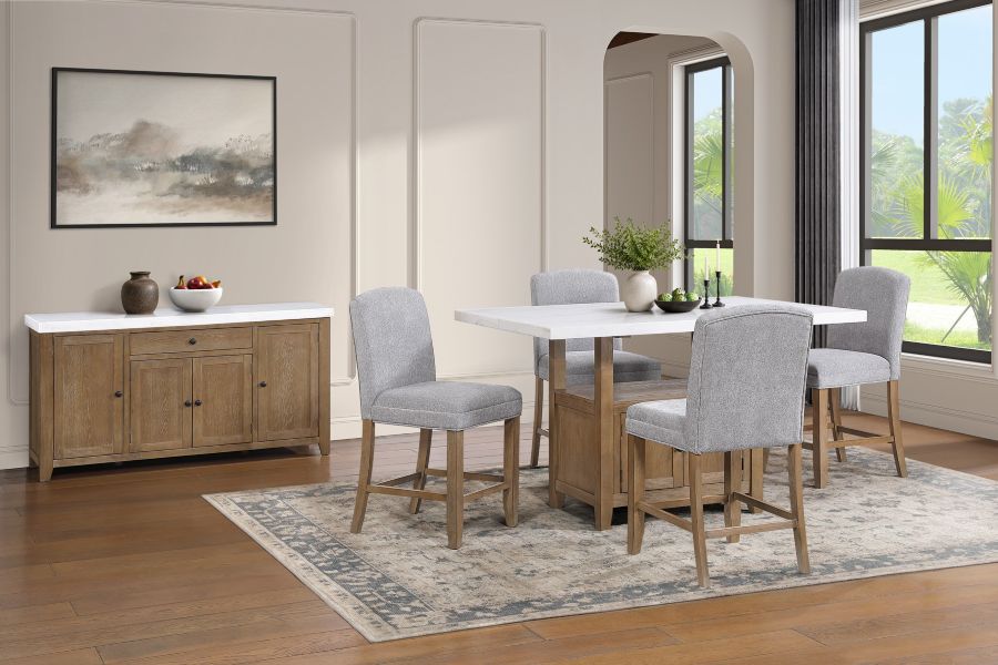 Lena 5-Piece Counter Height Dining Set